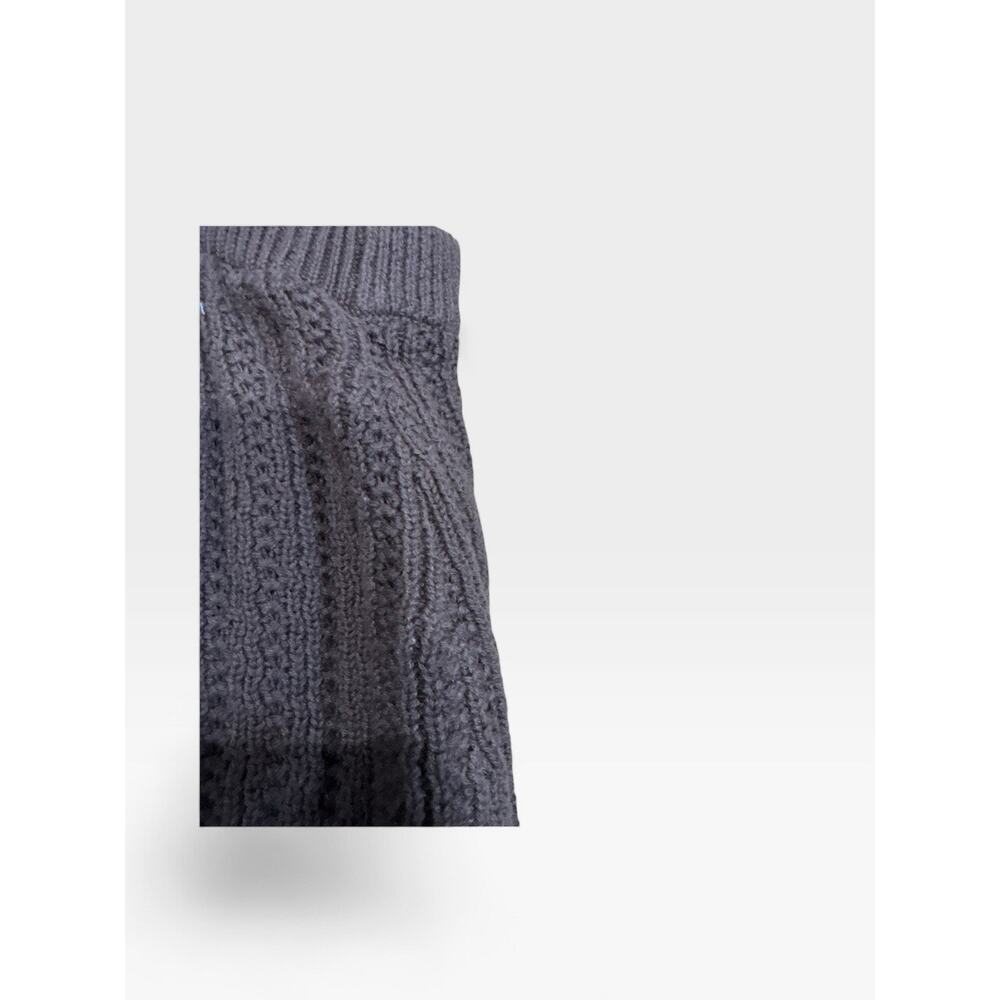 Billabong Knit Crop Tank Top XL Black Ribbed Square Neck Boho Beach - Picture 5 of 5
